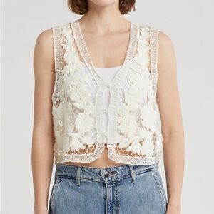 Coralie Crochet Vest